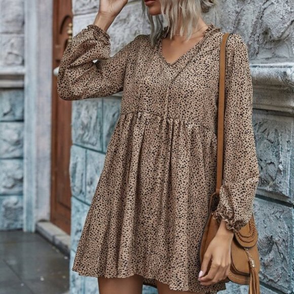 MODA ME COUTURE Dresses & Skirts - Fun and Fabulous Animal Print BabyDoll Dress